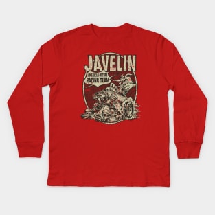 American Motors Javelin Racing Team 1968 Kids Long Sleeve T-Shirt